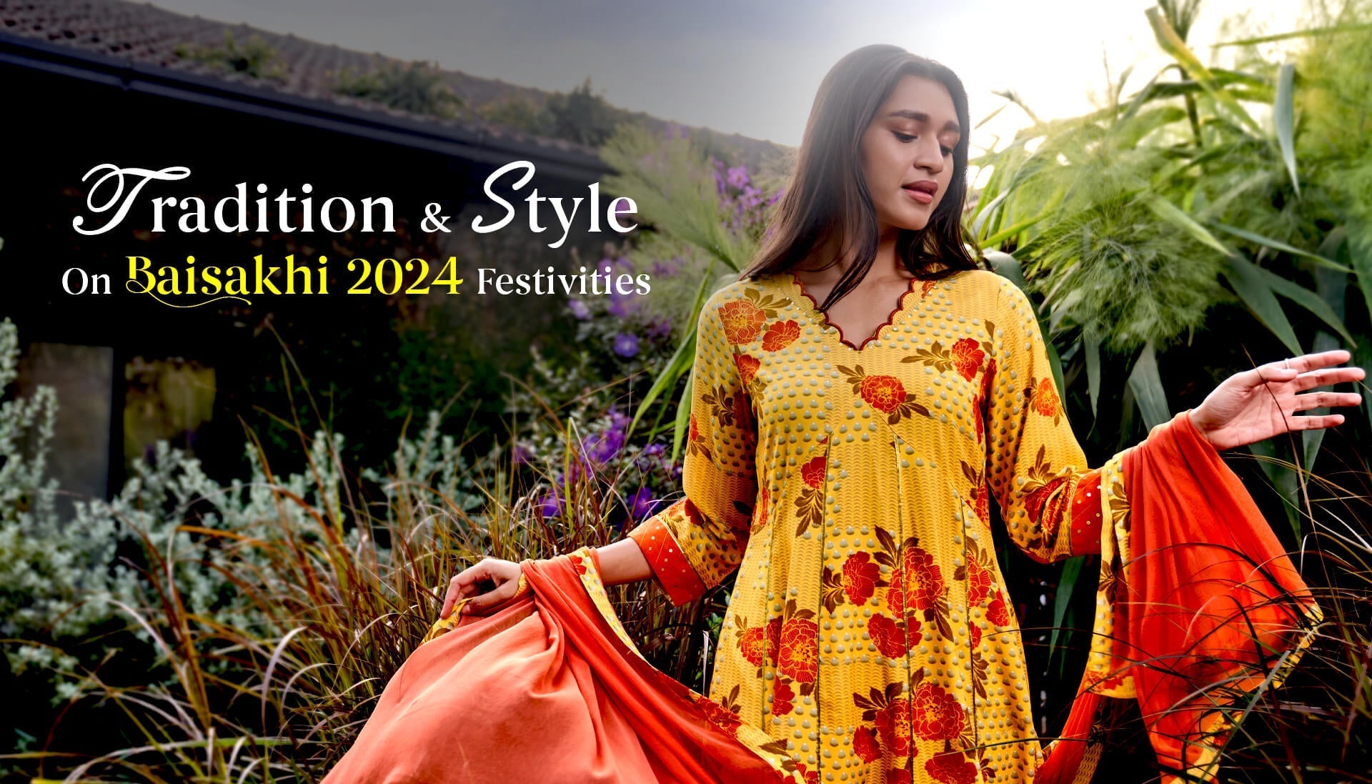 Tradition And Style On Baisakhi 2024 Festivities.