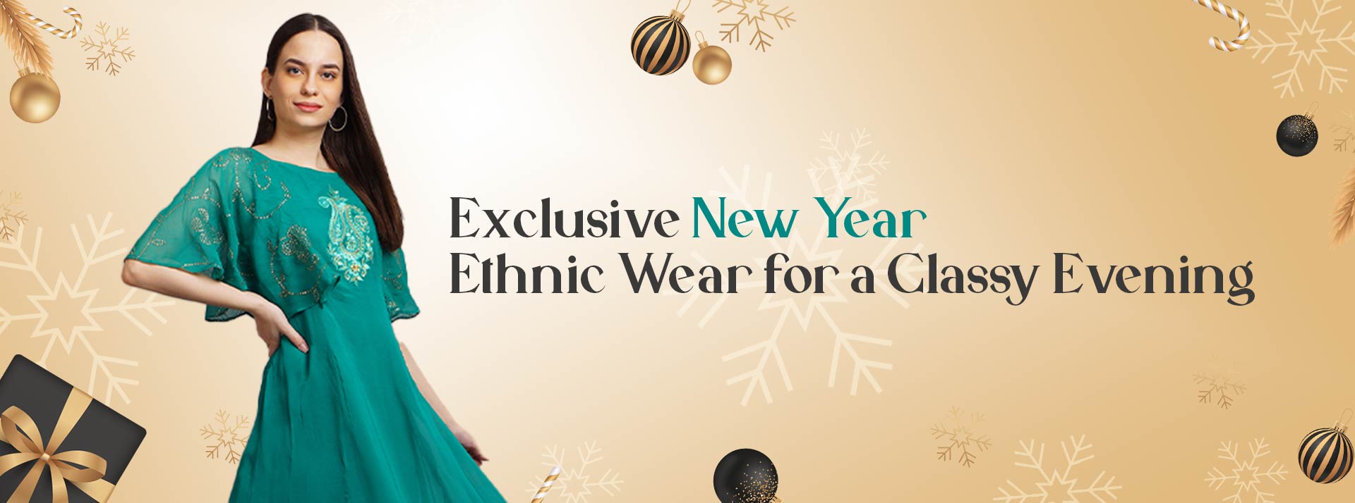 Exclusive New Year Ethnic Wear for a Classy Evening.