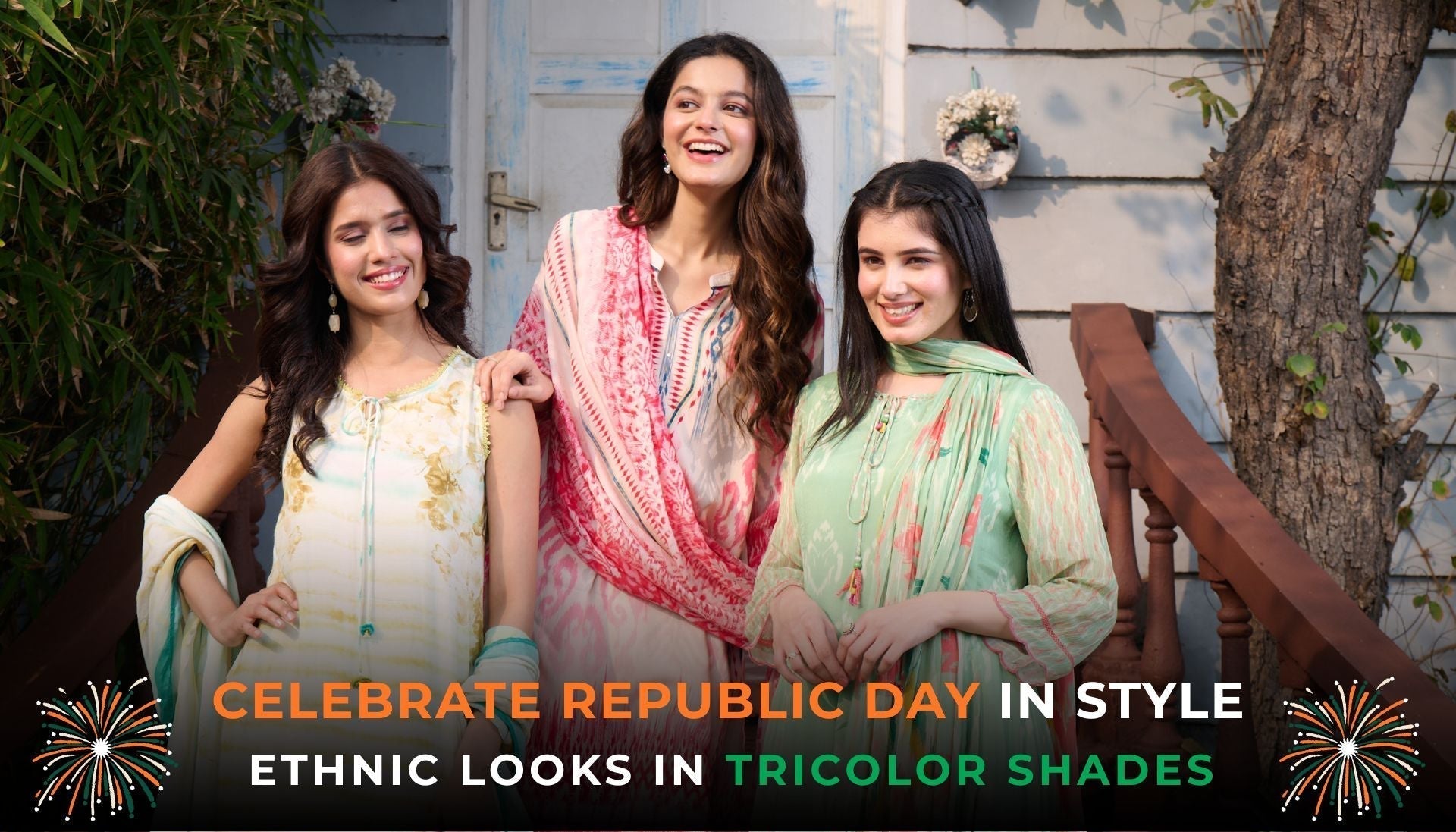 Celebrate Republic Day In Style: Ethnic Looks In Tricolor Shades