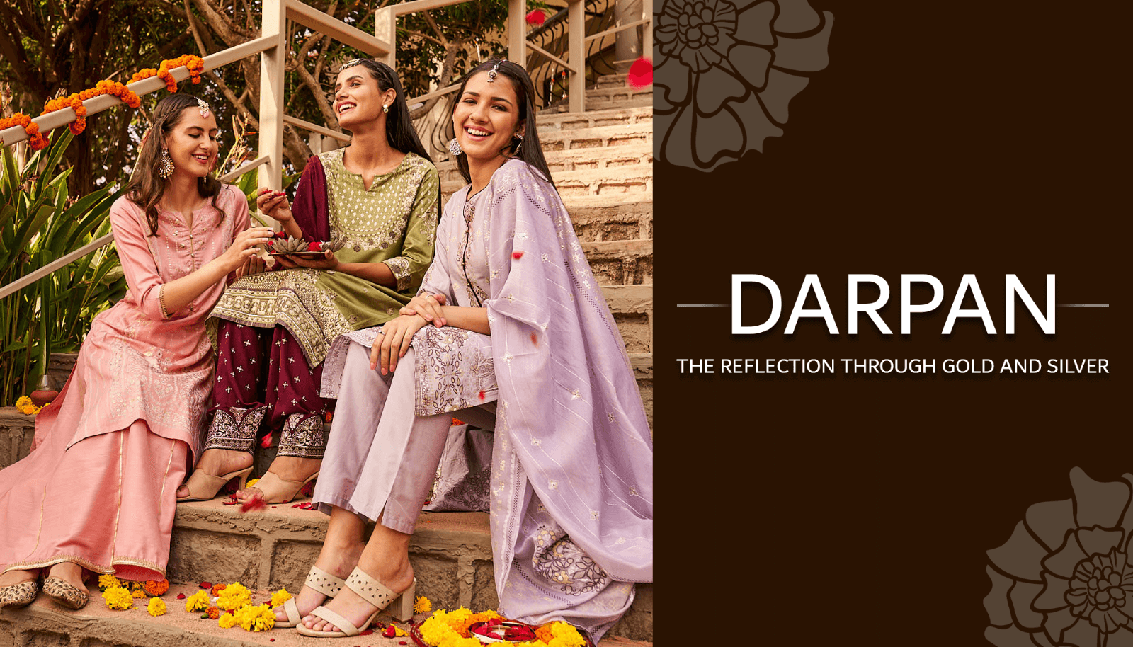 best chanderi ethnic wear for ladies