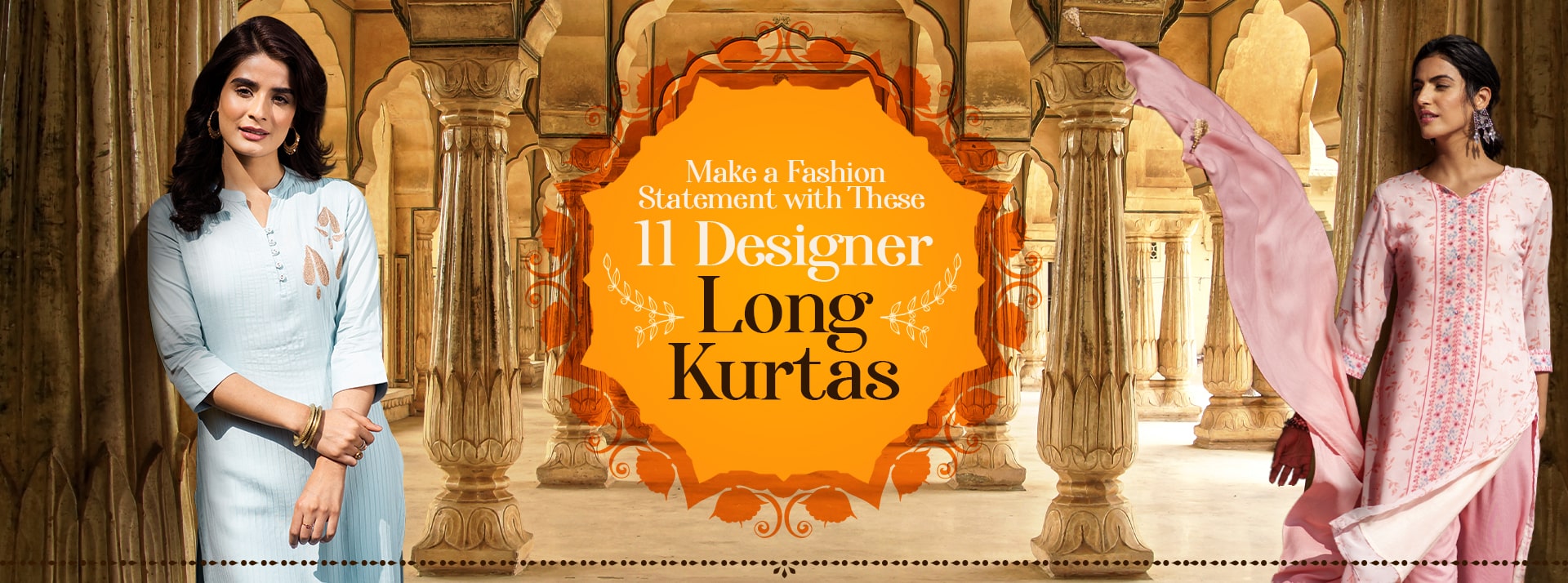 Make a Fashion Statement with These 11 Designer Long Kurtas from Shree.