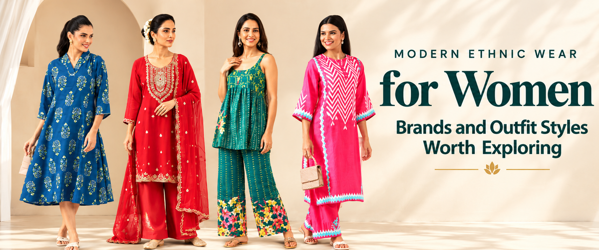 Modern Ethnic Wear for Women Brands and Outfits Styles Worth Exploring