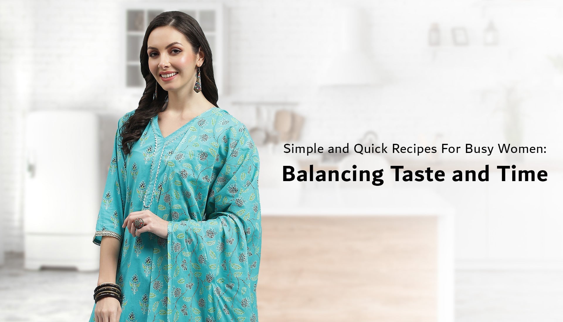 Simple and Quick Recipes for Busy Women: Balancing Taste and Time.