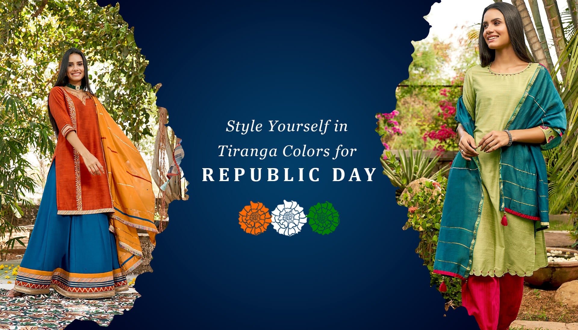 Style Yourself In Tiranga Colors For Republic Day.