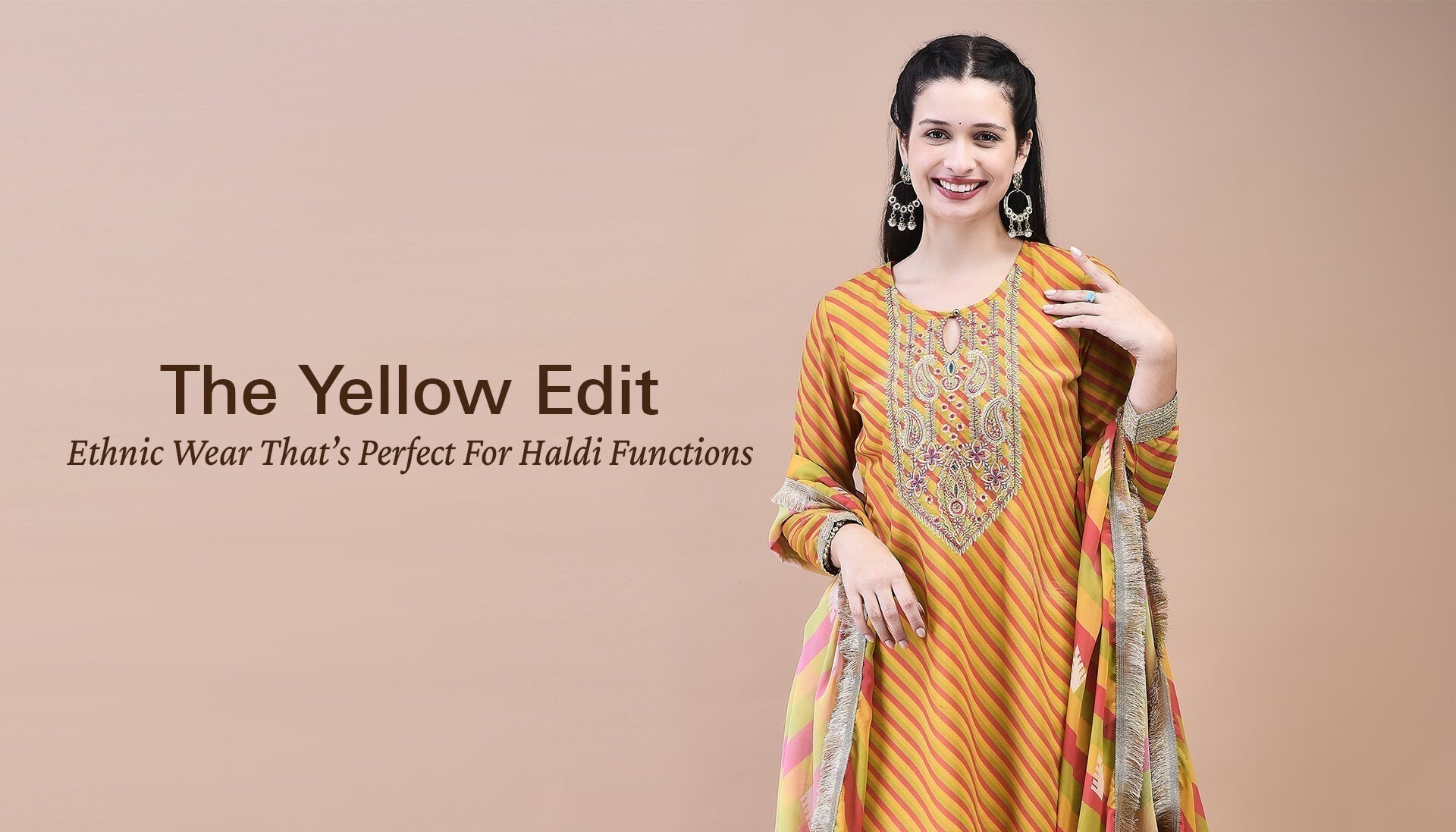 The Yellow Edit: Ethnic Wear That’s Perfect For Haldi Functions.