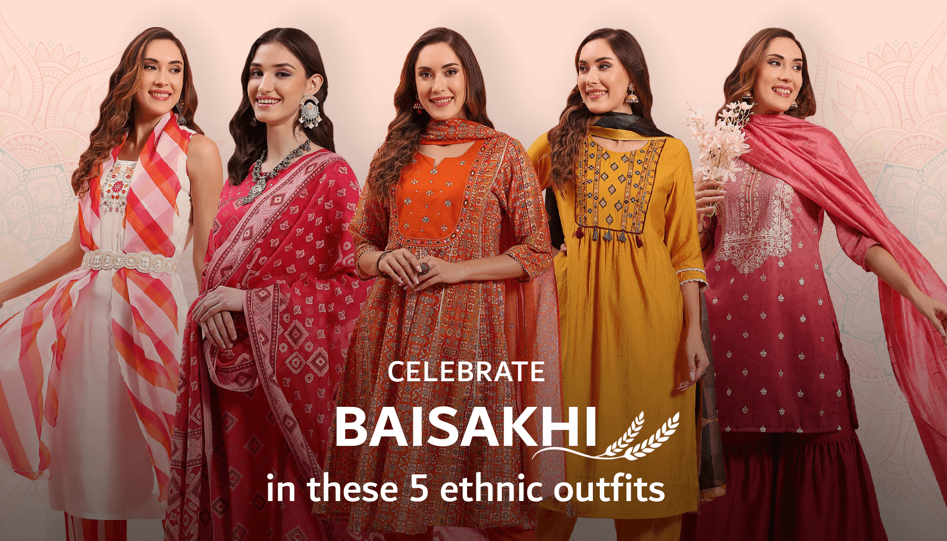 Celebrate Baisakhi in these 5 Ethnic Outfits.