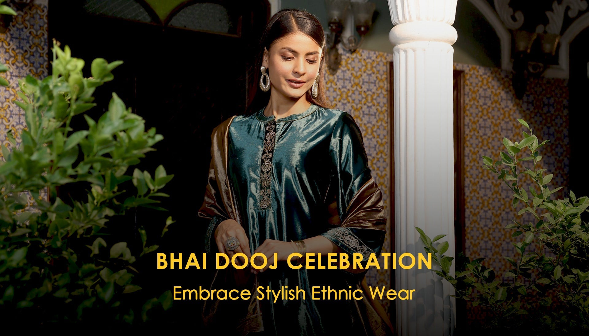 Bhai Dooj Celebration – Embrace Stylish Ethnic Wear.