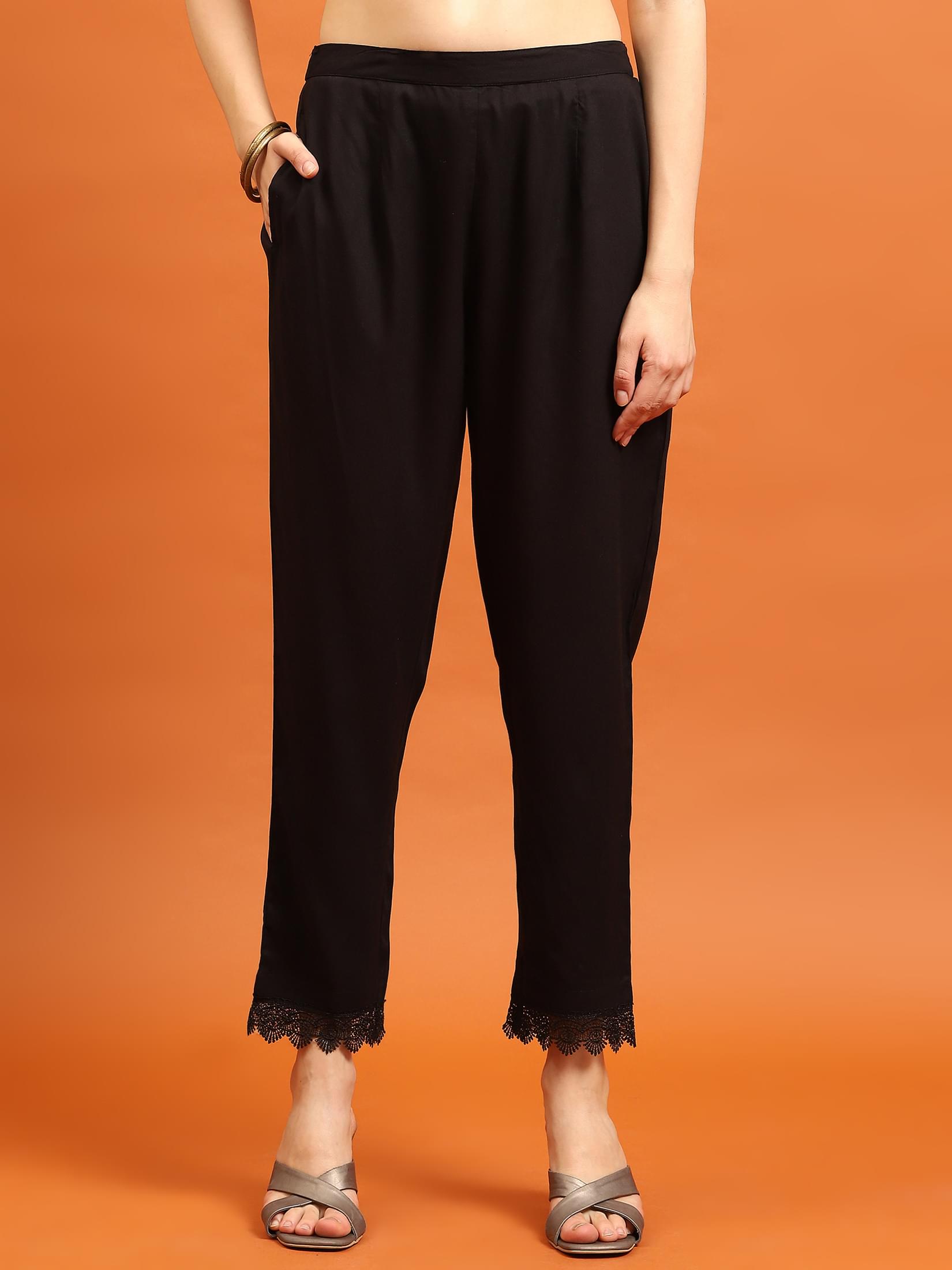 Women Coral Straight Kurta Trouser Dupatta.