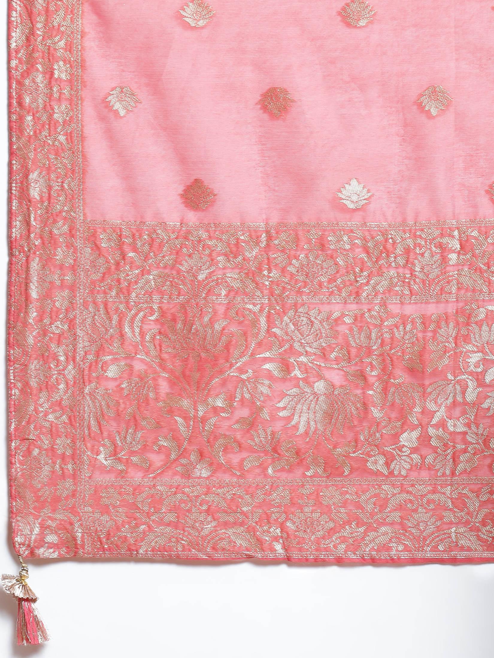 Women Turquoise Blue Printed Kurti Skirt Dupatta.