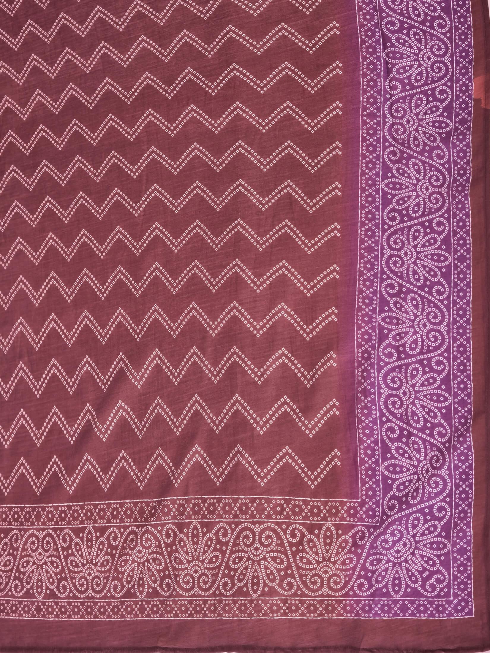 Women Liva Rayon Purple Embroidered Dress With Dupatta.