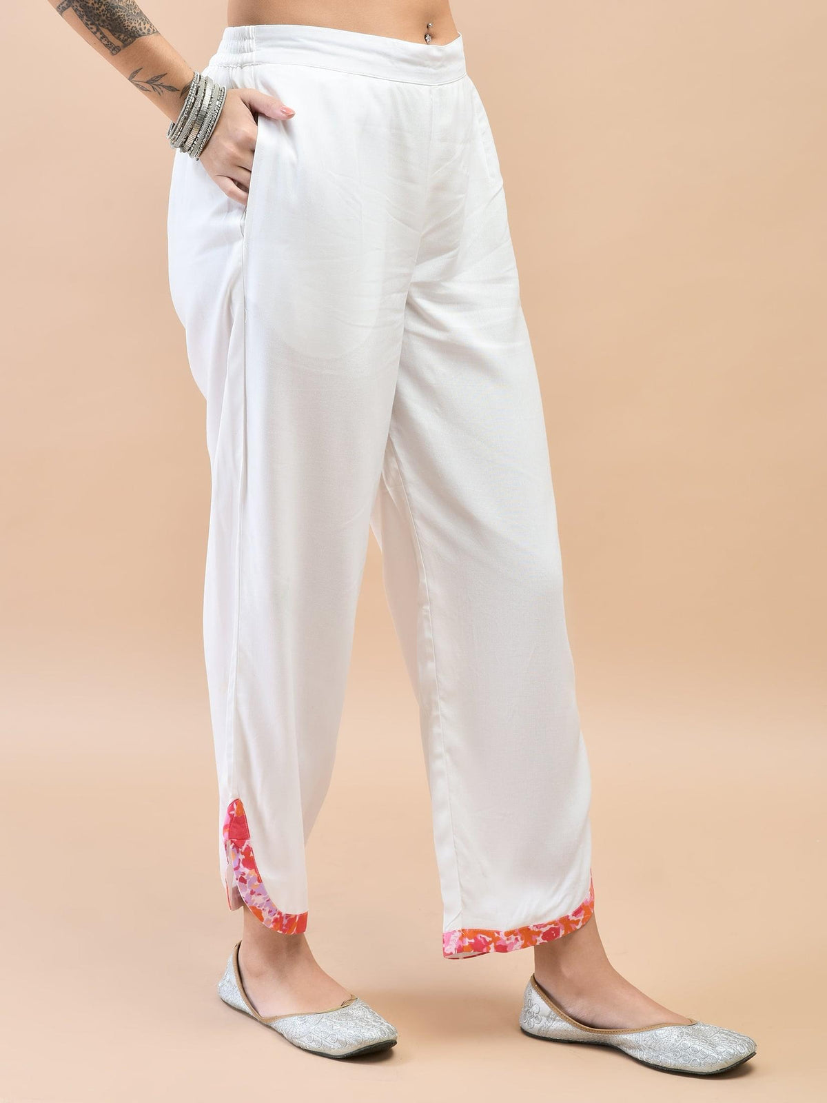 Women Rayon Pink Kurta Comfort Pant Dupatta.