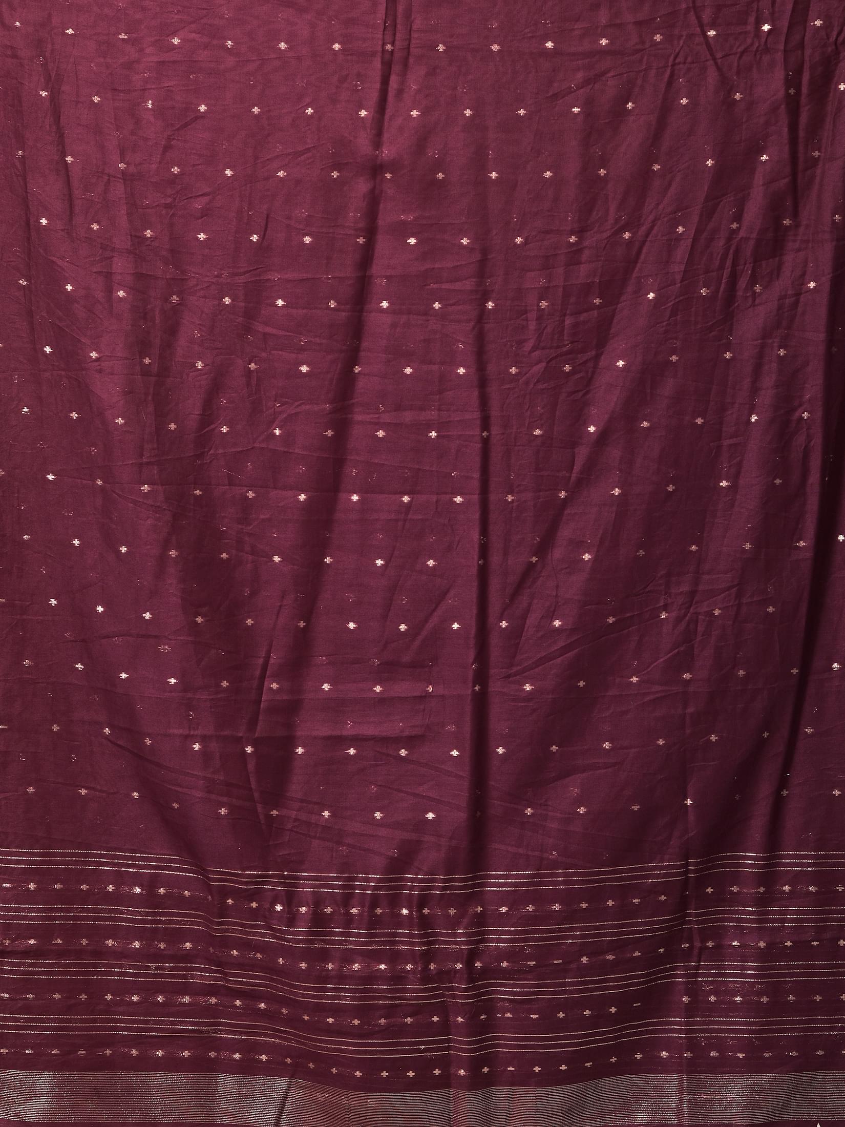 Women Liva (Viscose) Burgundy Foil Print Kurta Comfort pant Dupatta.