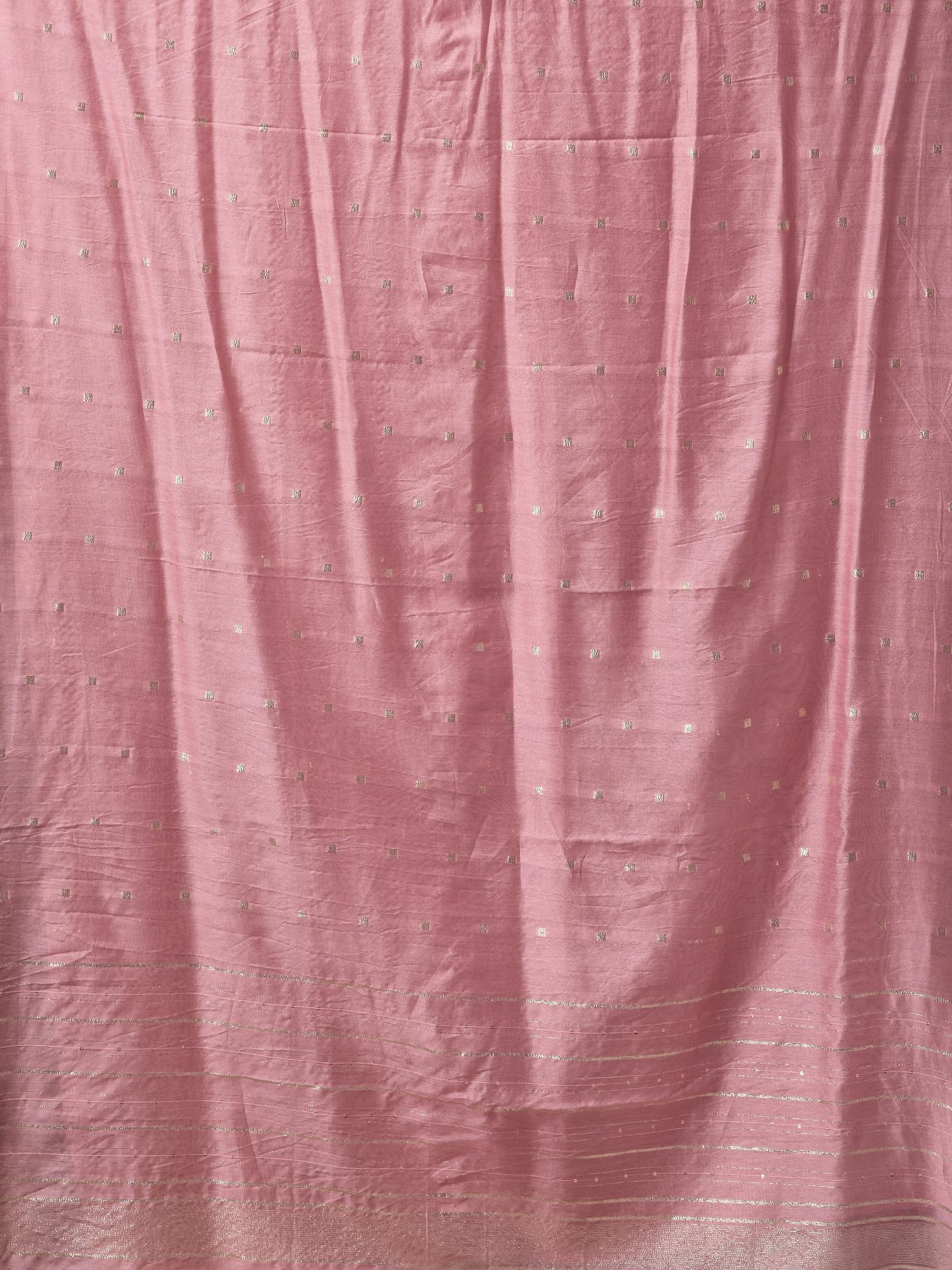 Women Liva Peach Foil Print Kurta Comfort pant Dupatta.
