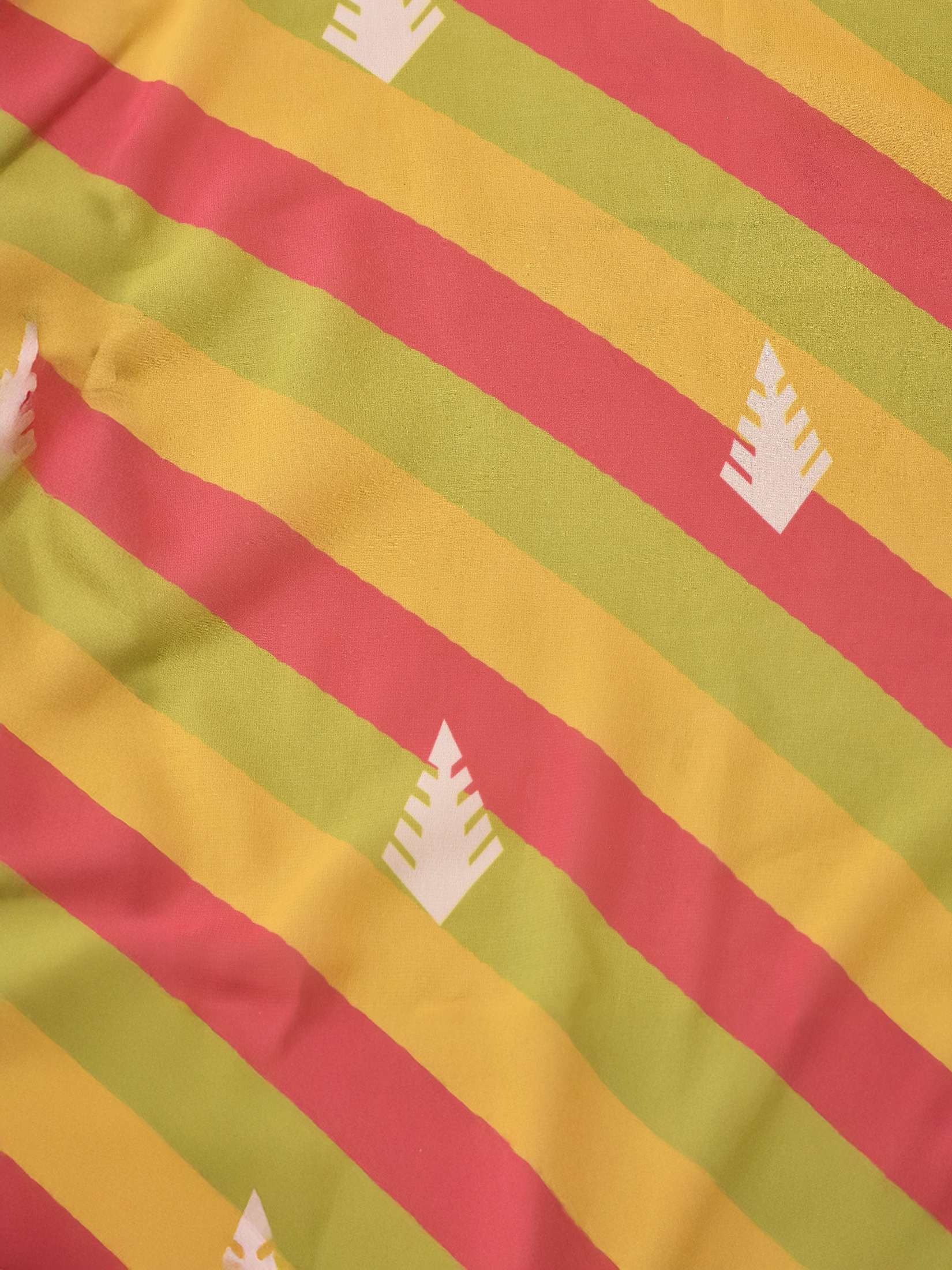 Women Georgette Mustard Embroidered Kurta Sharara Dupatta