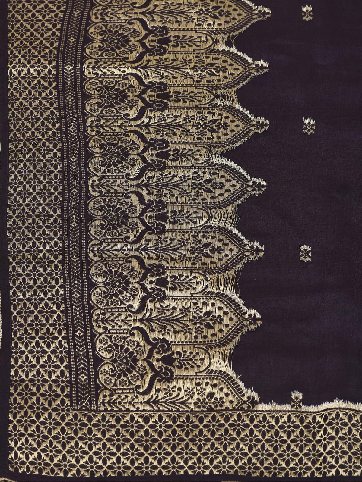 Women Dola Jacquard Grey Woven Kurta Comfort Pant Dupatta.