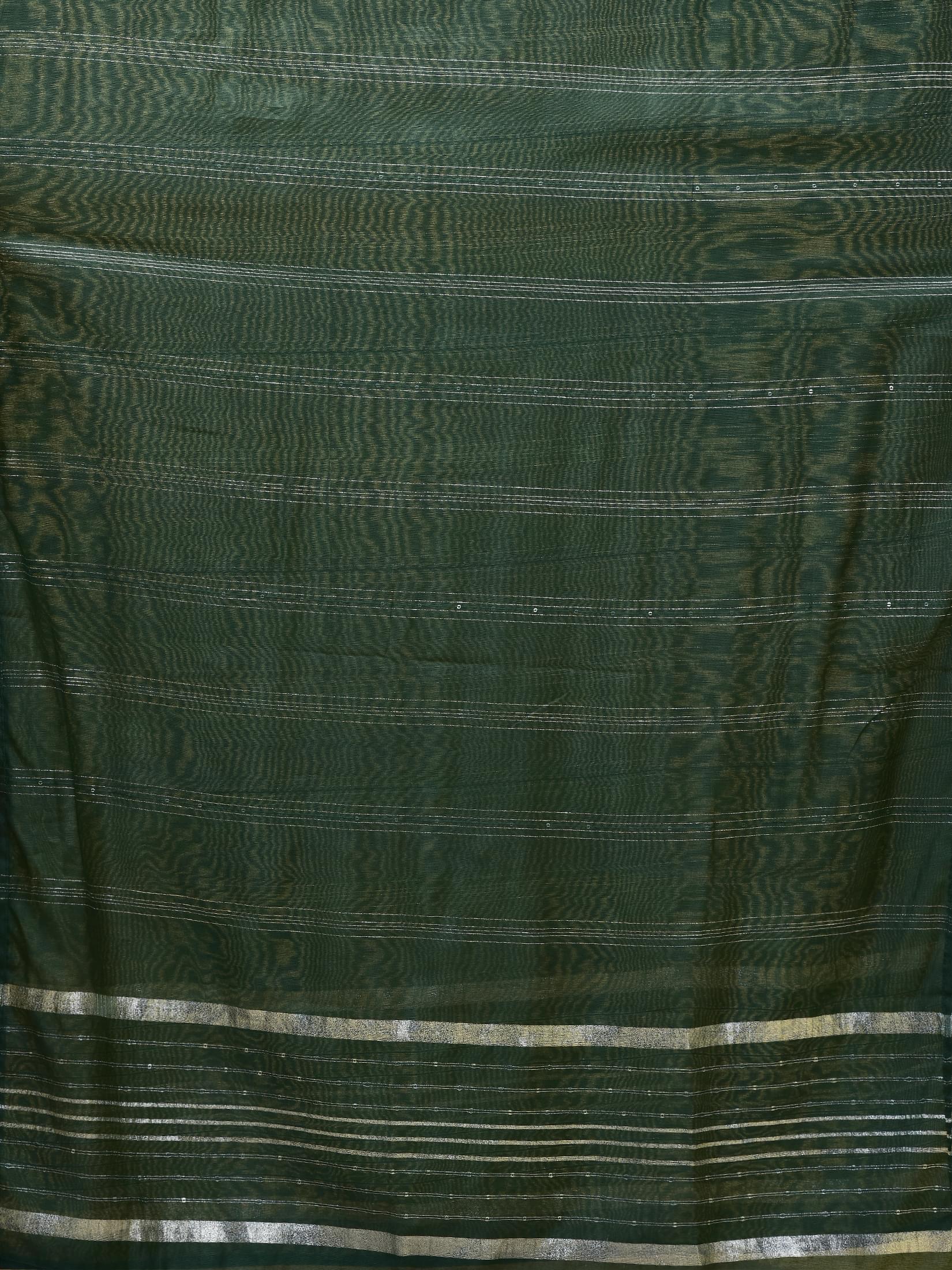 Women Poly Viscose Green Embroidered Kurta Comfort Pant Chanderi Dupatta.