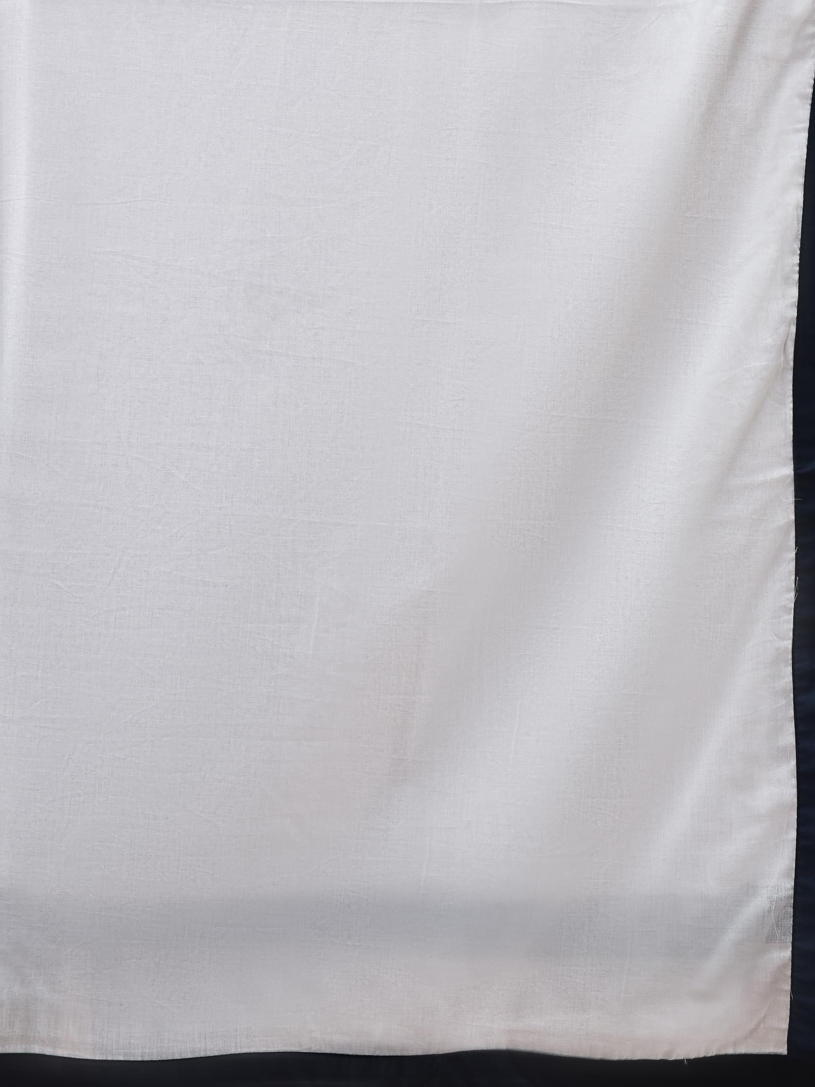 Women Viscose White Embroidered Kurta Comfort Pant Dupatta.