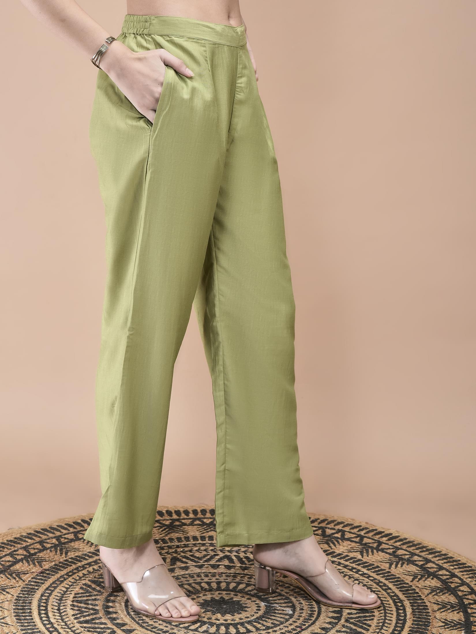 Women Liva Multicolor Abstract Print Kurta Comfort Pant Dupatta.