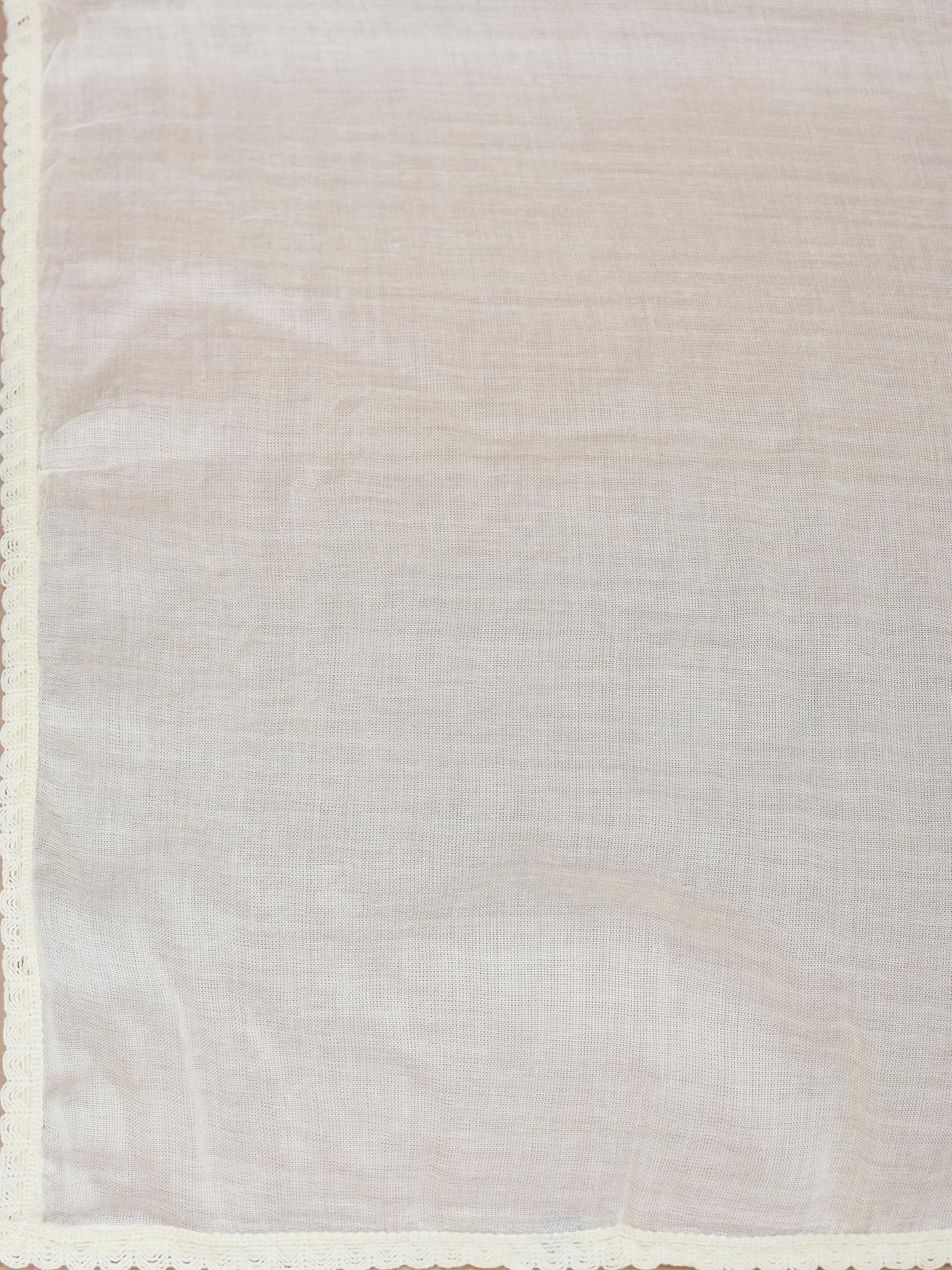Women Liva Off White Ikat Print Kurta Comfort Pant Dupatta.
