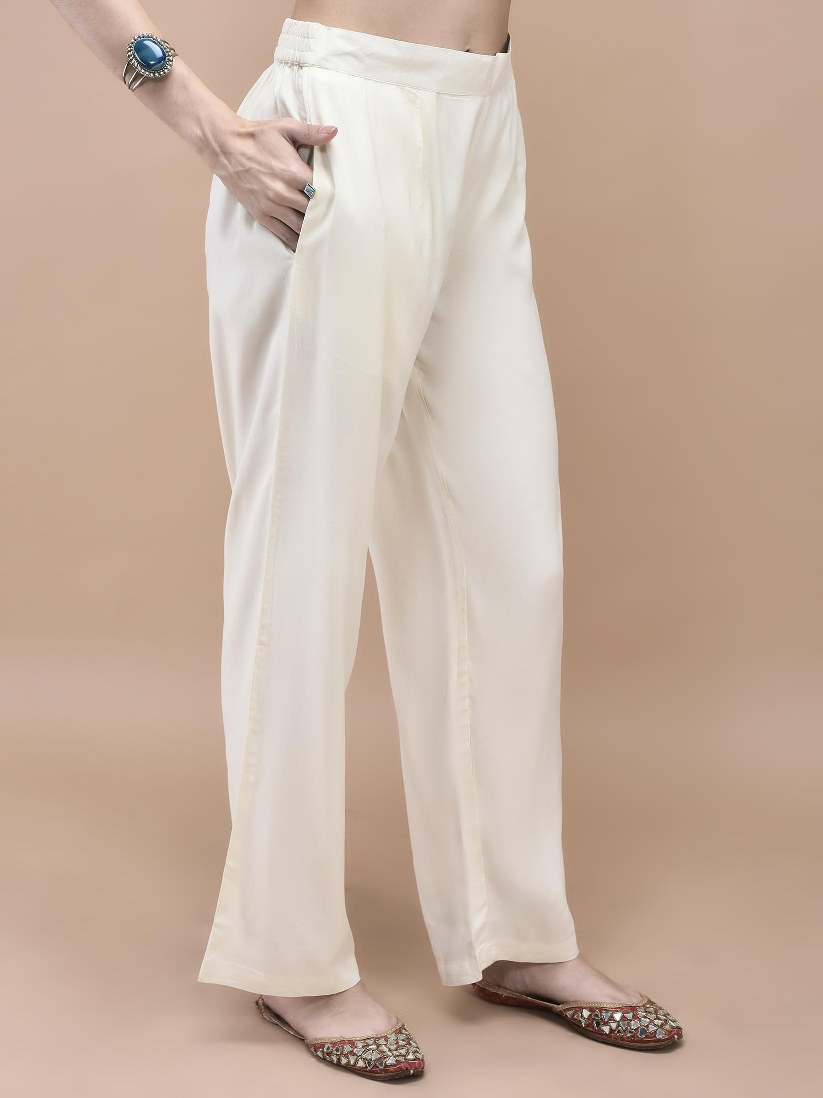 Women Silk Blend Multicolor Mughal Print Kurta Comfort Pant Dupatta.