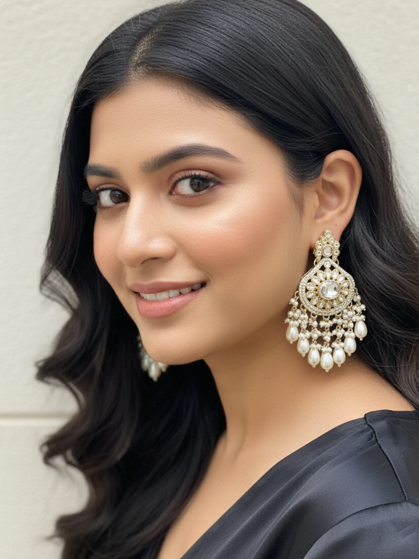 Antique Gold & Polki Statement Drops