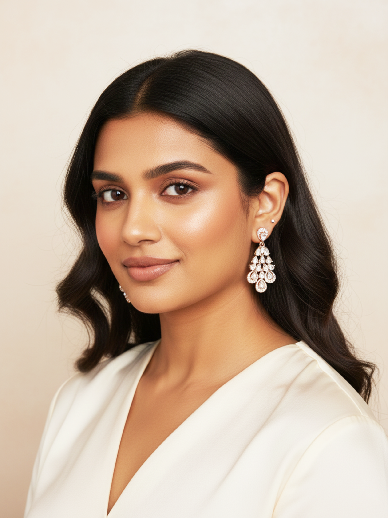 Teardrop Crystal Earrings