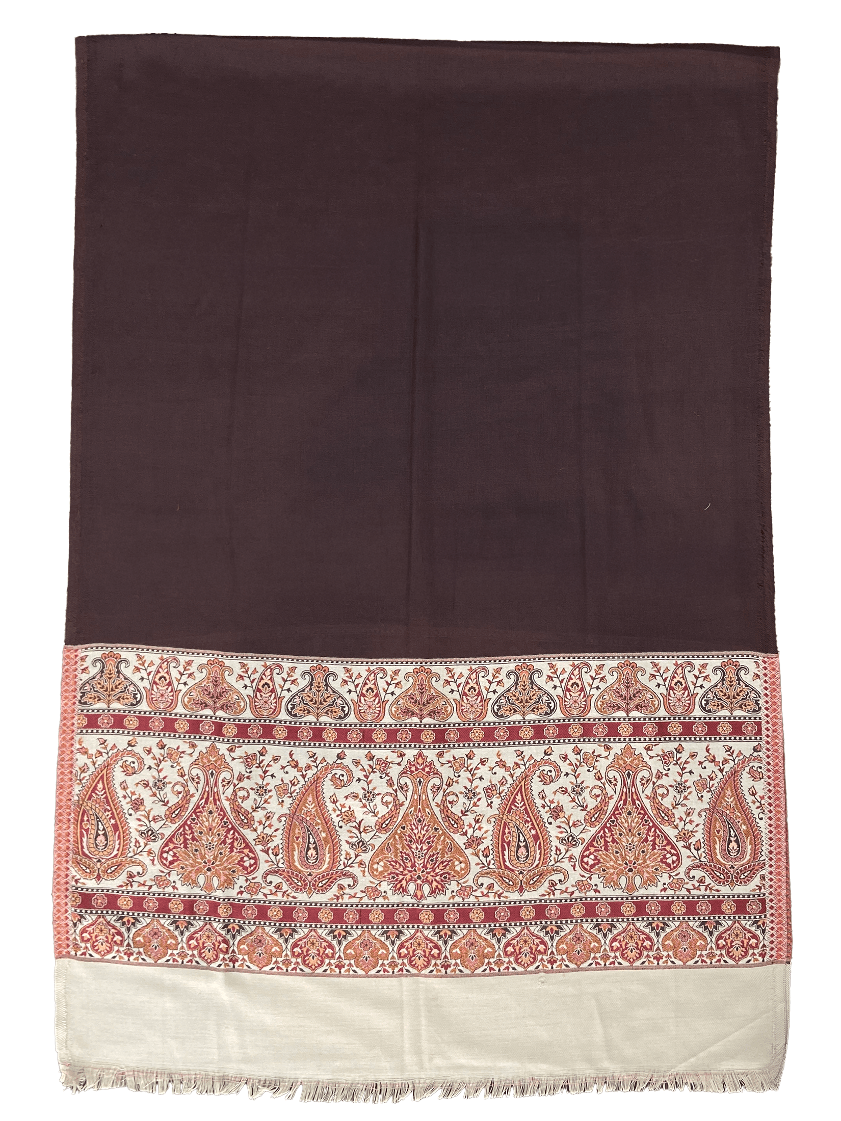 Winter Wear - Classy Beige Acrylic Stole For Women.