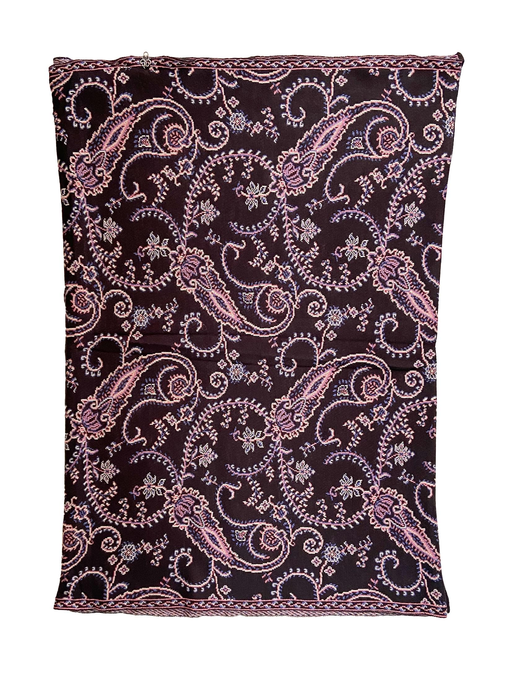 Winter Wear - Soft Knitted Warm Black Women Shawl.