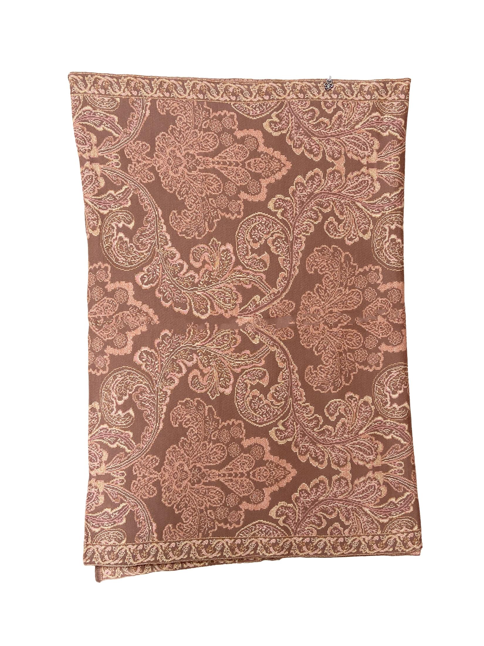 Winter Wear - Soft Knitted Warm Brown Acrylic Shawl For Women.