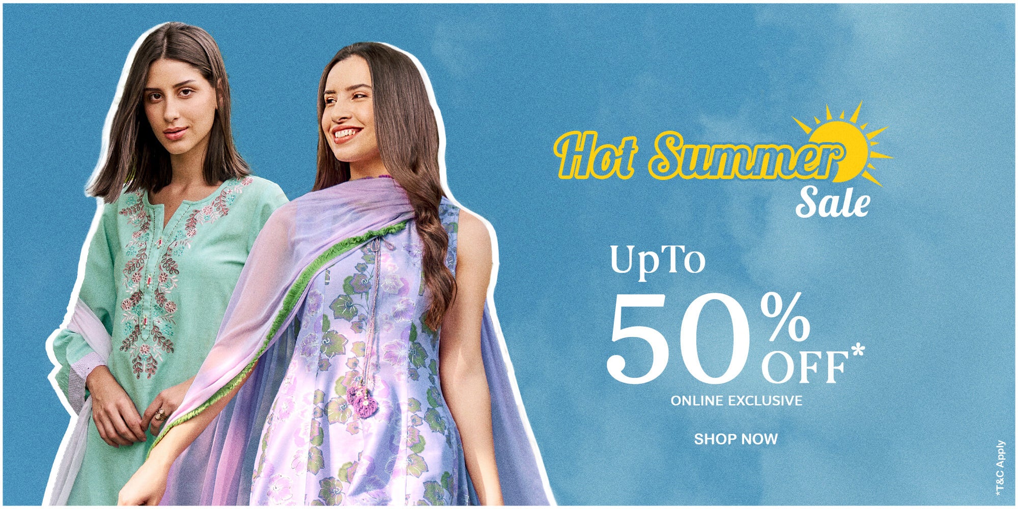Hot Summer Sale - Upto 50% Off (Online Exclusive) Web
