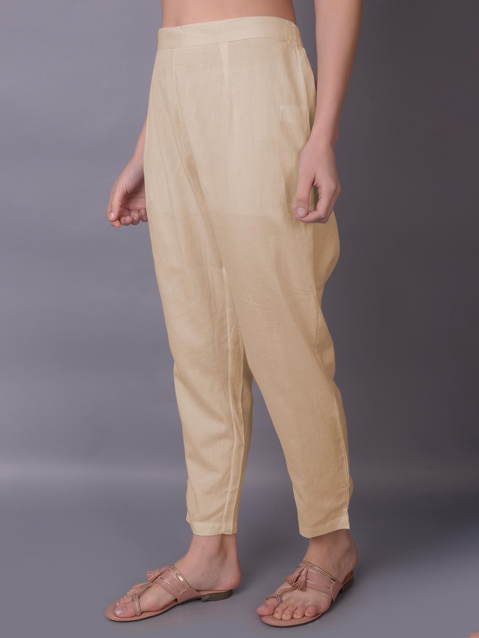 Women Beige Trouser.