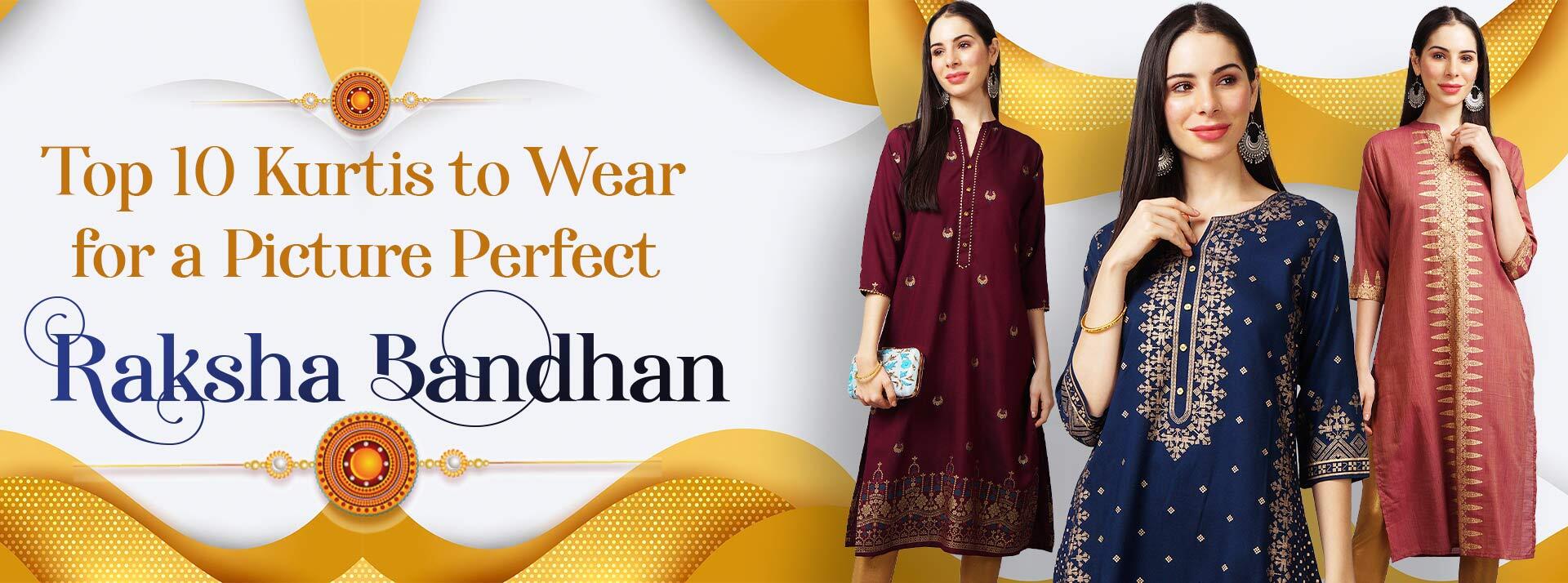 10 Kurti Ideas to Wear for a Picture Perfect Raksha Bandhan.