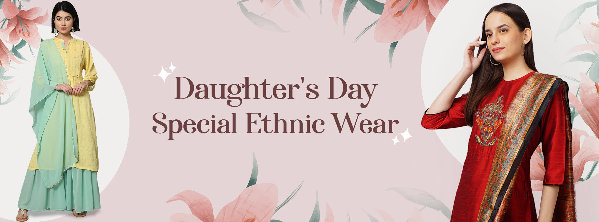Make Daughter’s Day Special by Gifting Her these Ethnic Outfits.