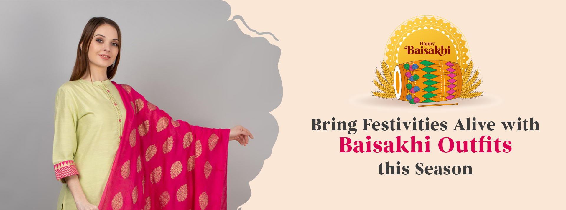 Bring Festivities Alive with Baisakhi Outfits this Season.