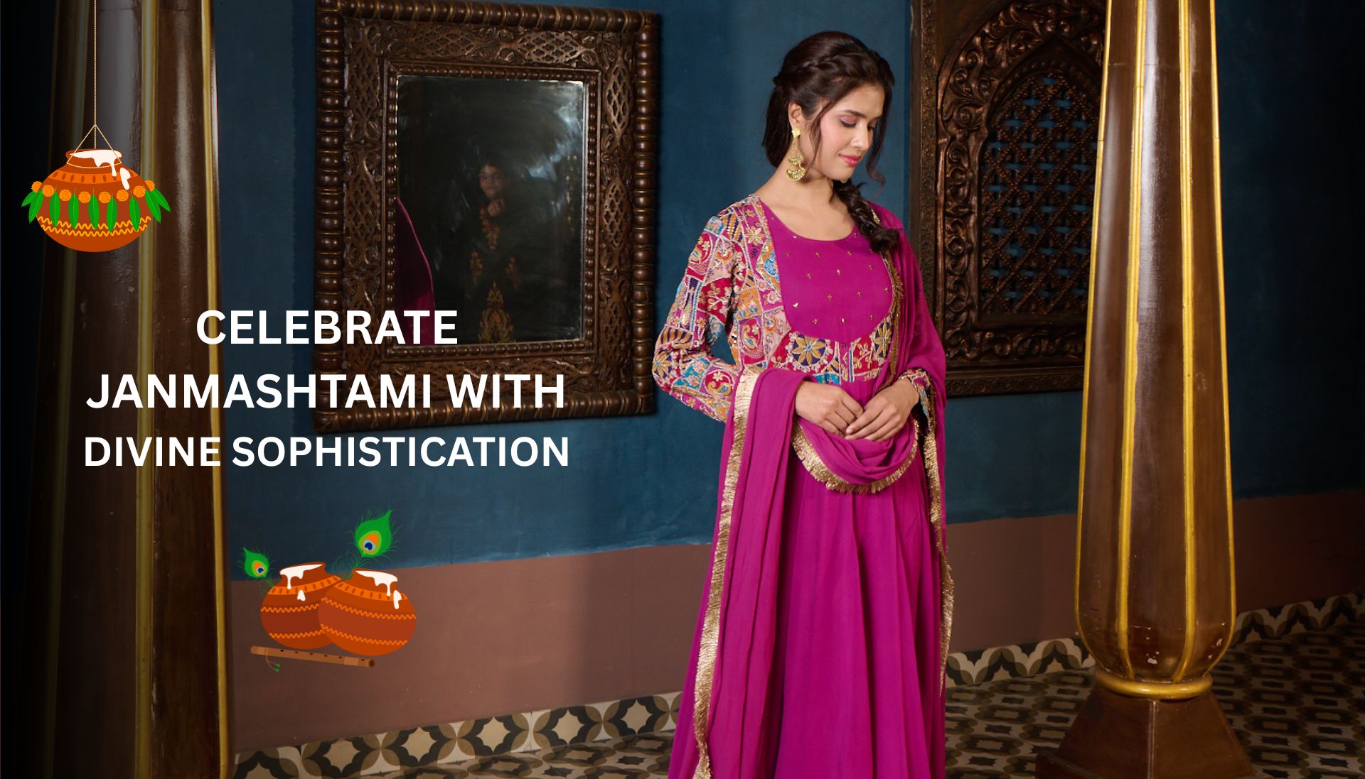 Celebrate Janmashtami With Divine Sophistication.
