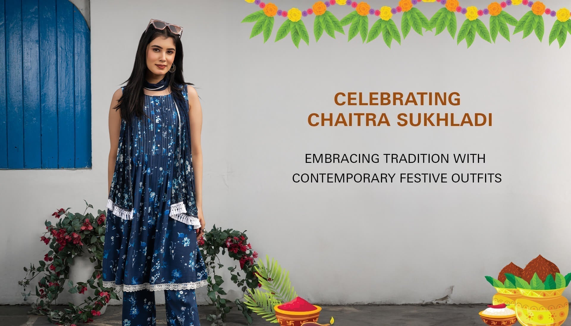 Celebrating Chaitra Sukhladi: Embracing Tradition With Contemporary Festive Outfits.