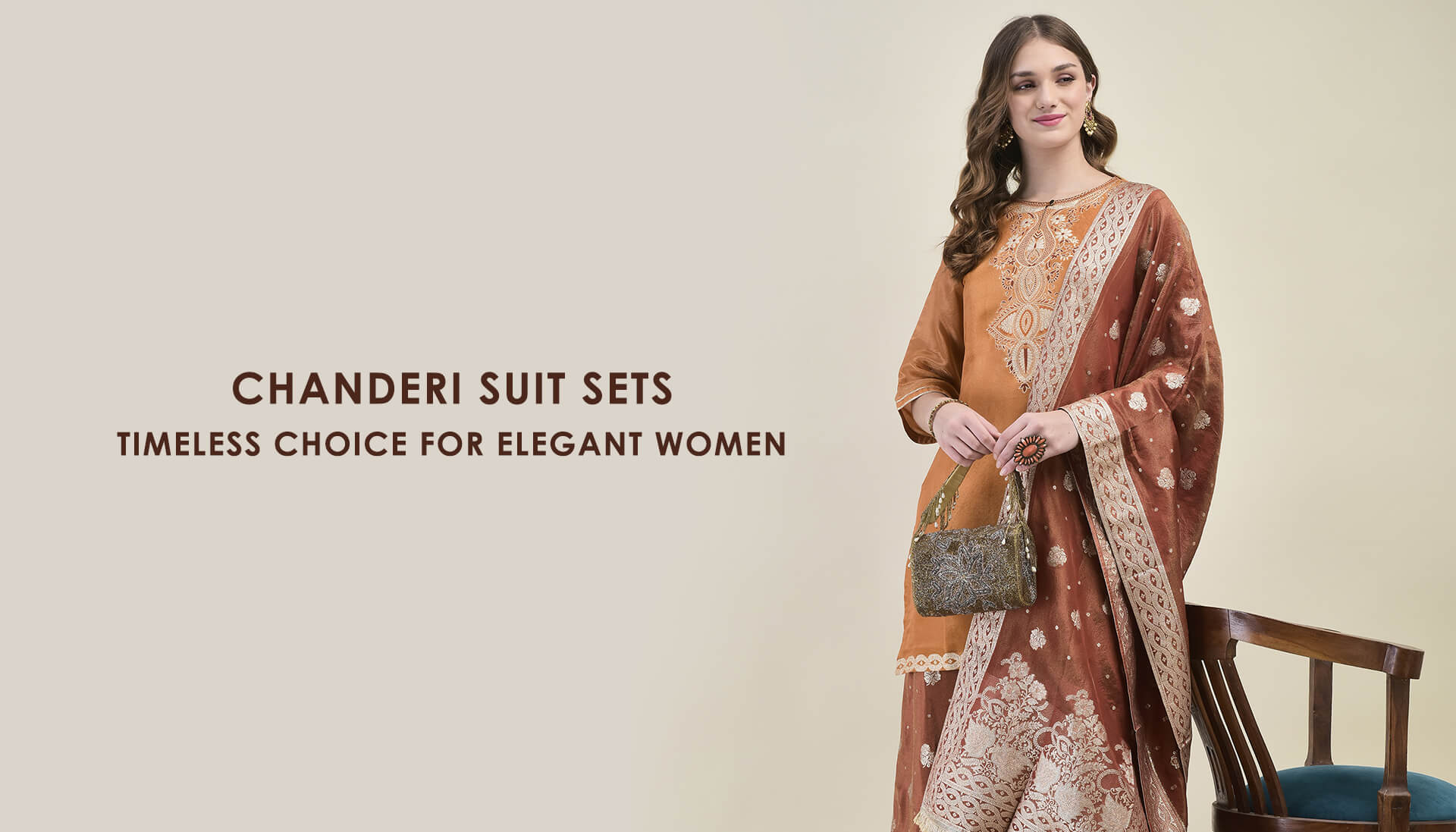 Chanderi Suit Sets: Timeless Choice For Elegant Women.