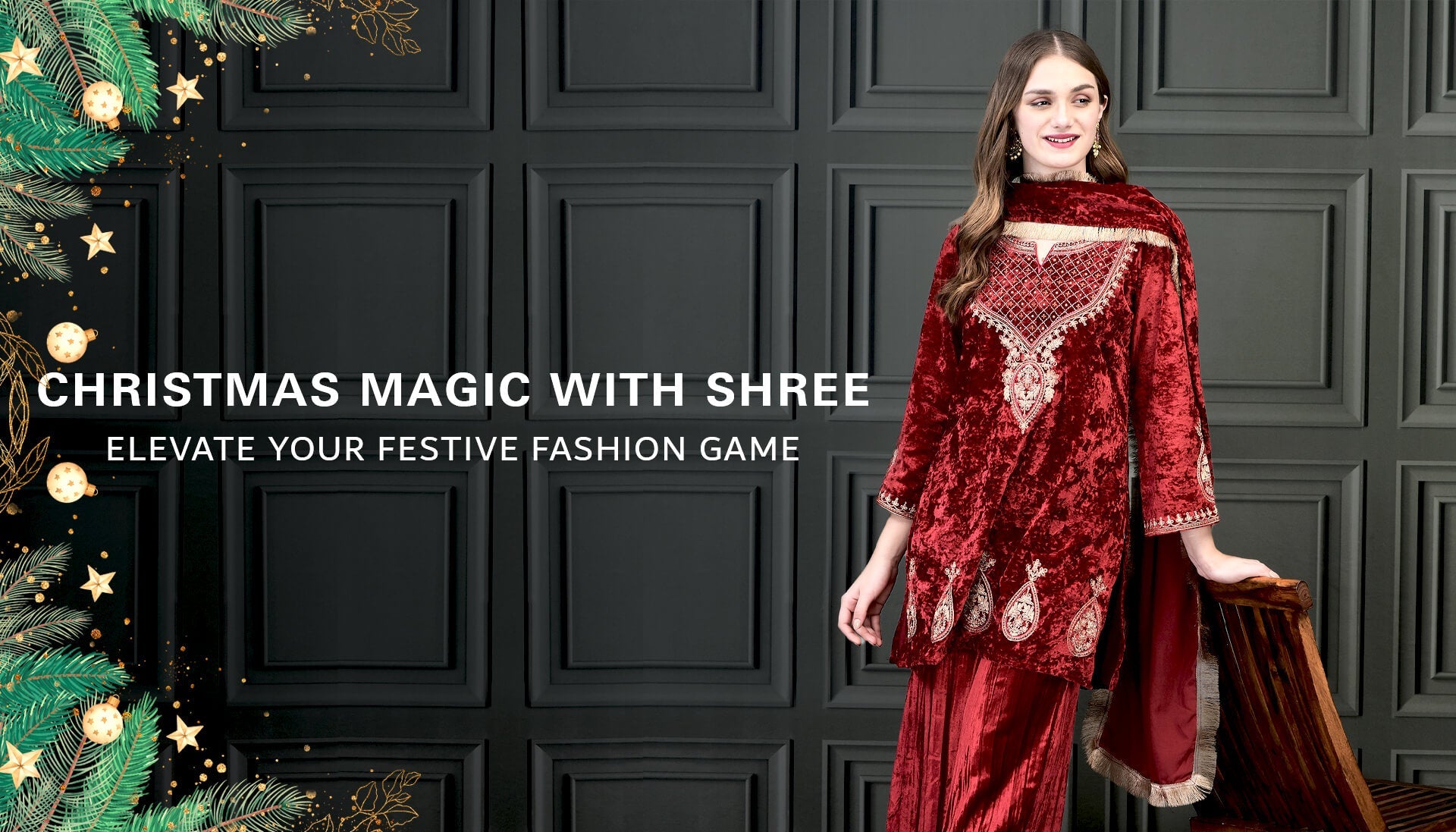 Christmas Magic With SHREE: Elevate Your Festive Fashion Game.