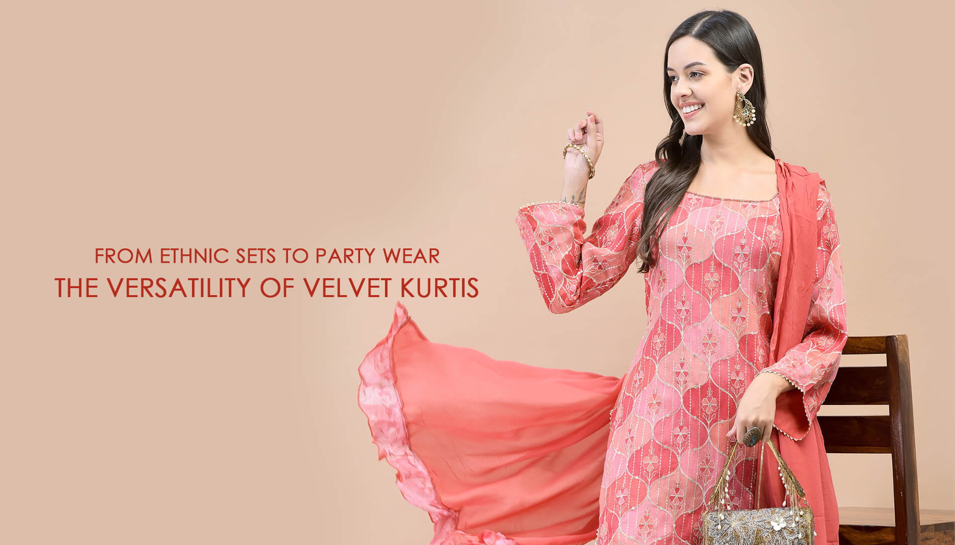 From Ethnic Sets To Party Wear: The Versatility Of Velvet Kurtis.