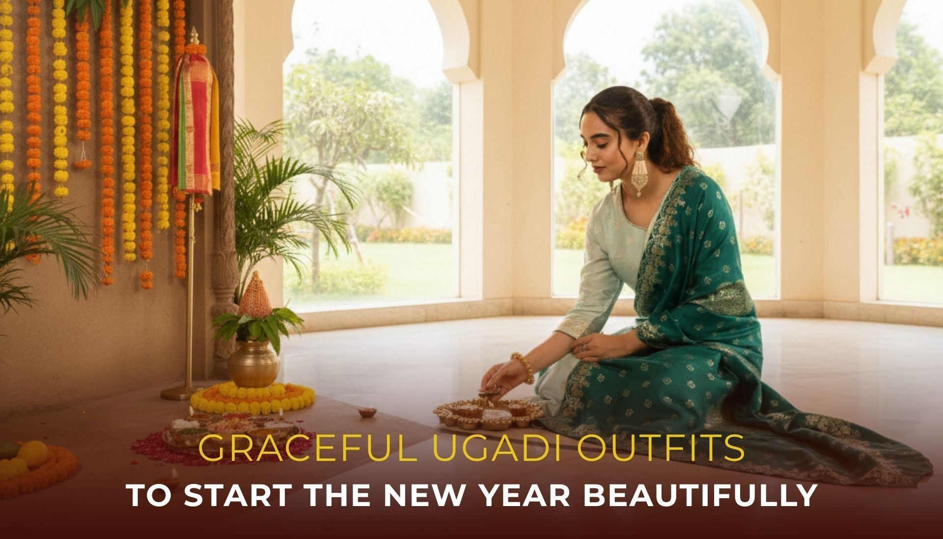 Graceful Ugadi Outfits to Start the New Year Beautifully.