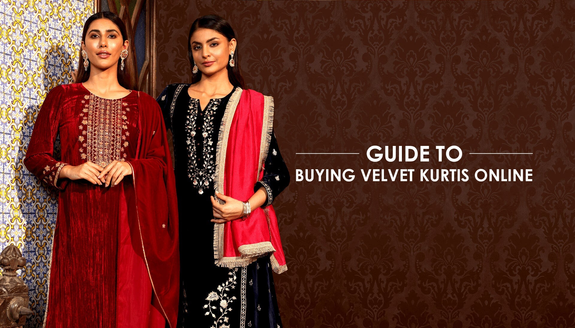 Guide To Buying Velvet Kurtis Online.