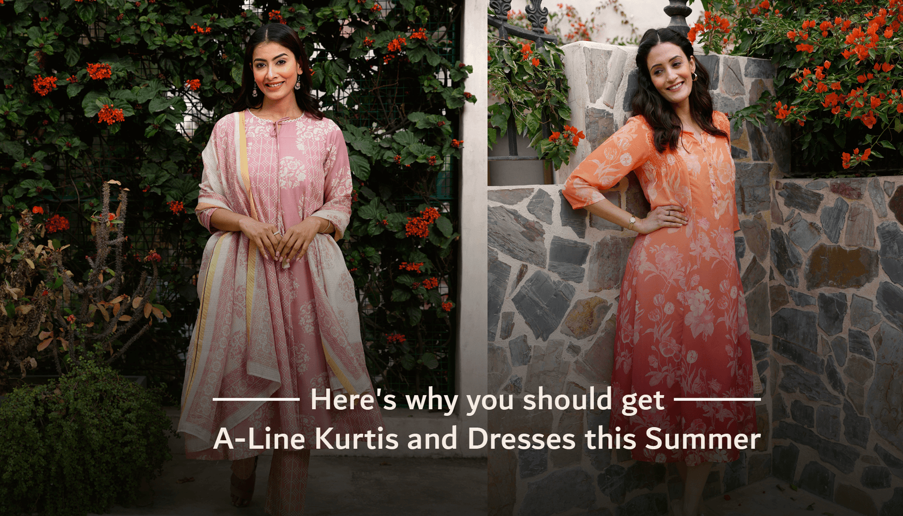 A-Line Kurtis And Dresses This Summer