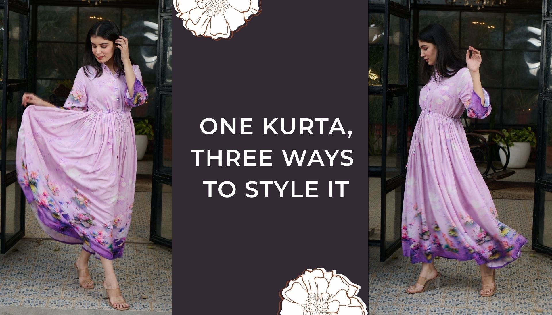 One Kurta, Three Ways To Style It.