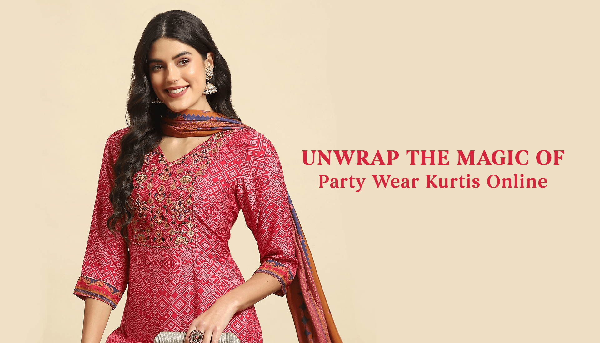 Unwrap The Magic Of Party Wear Kurtis Online