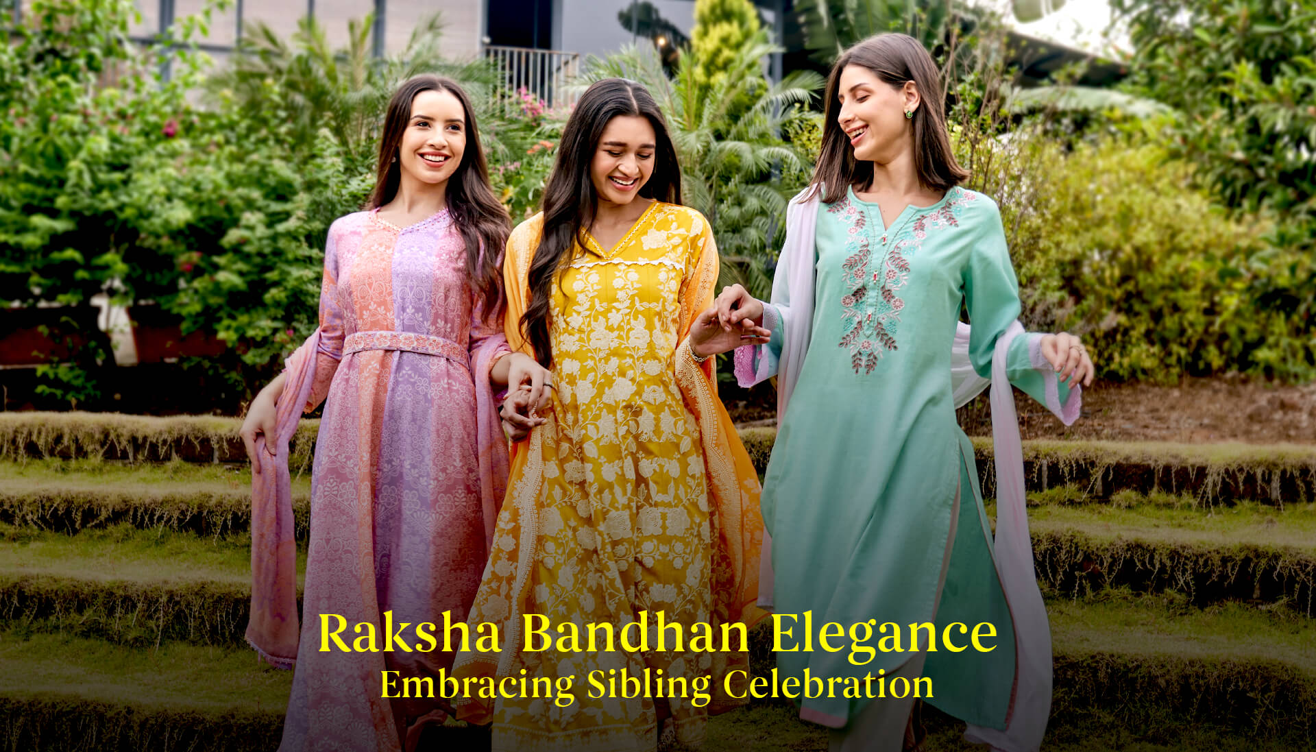 Raksha Bandhan Elegance: Embracing Sibling Celebration.