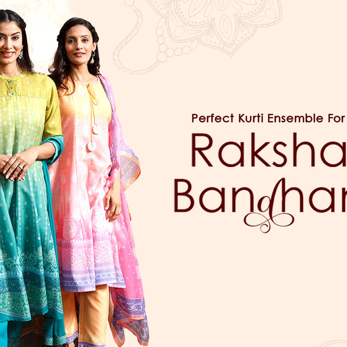 Perfect Kurti Ensemble For Raksha Bandhan From SHREE