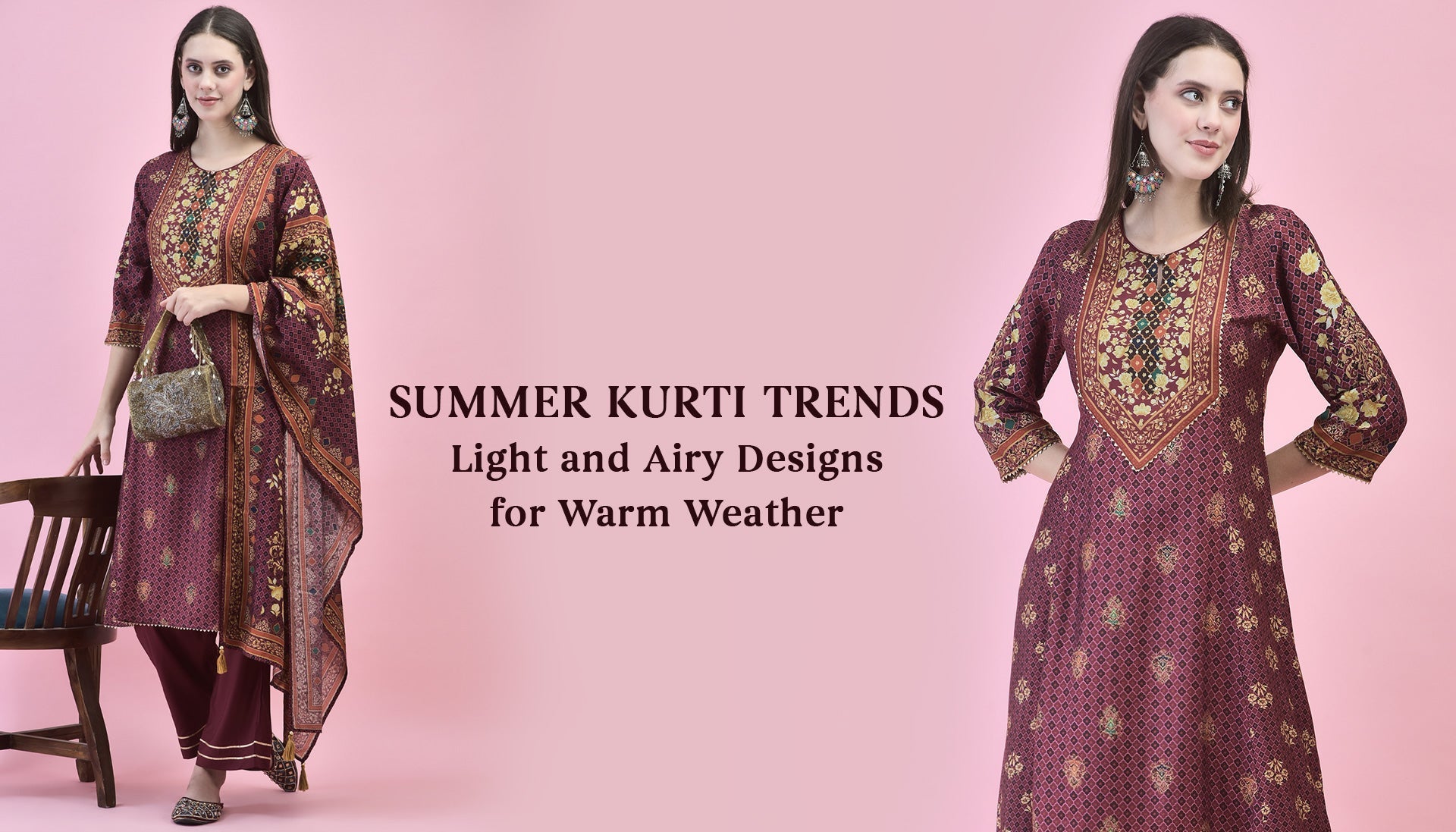 Summer Kurti Trends: Light And Airy Designs For Warm Weather.