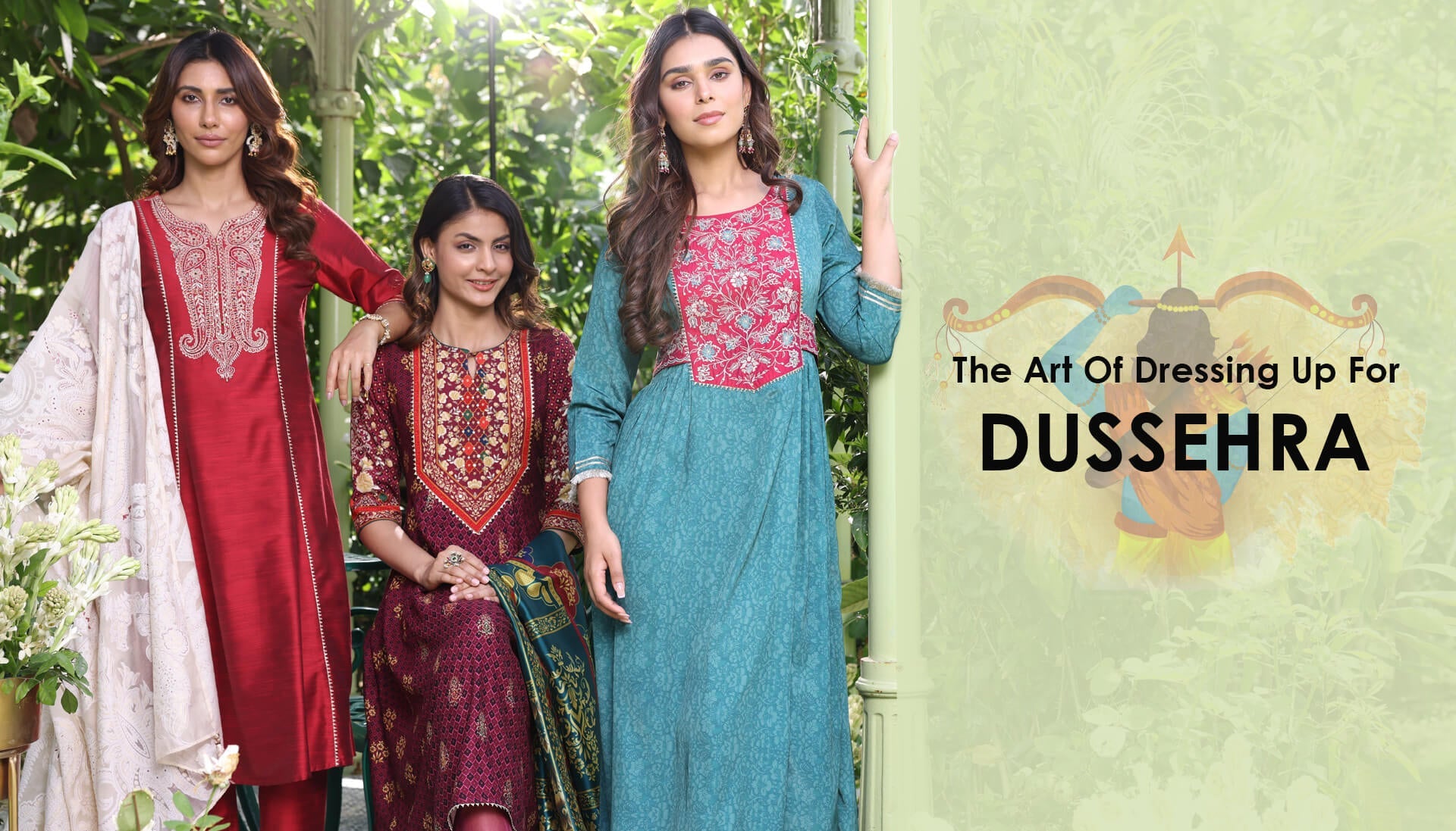 The Art Of Dressing Up For Dussehra: SHREE's Festive Collection.
