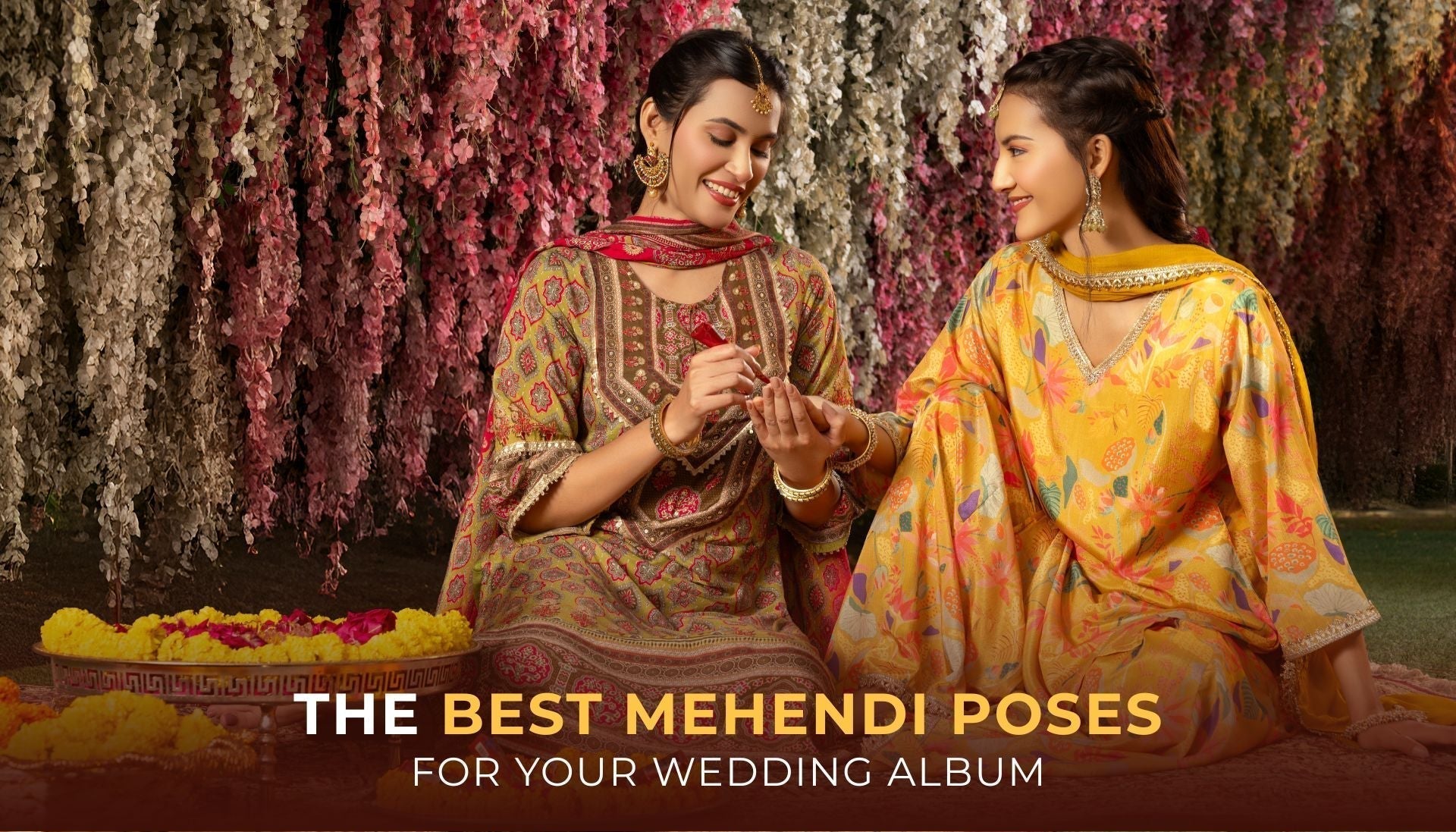 The Best Mehendi Poses for Your Wedding Album.