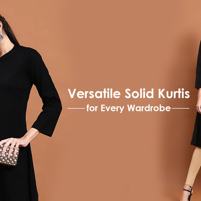 Versatile Solid Kurtis For Every Wardrobe